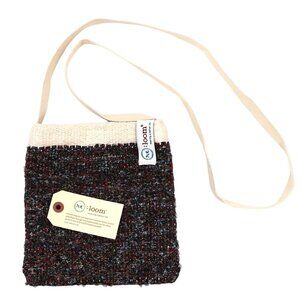 Re:Loom Handwoven Crossbody Bag Multi Boho Eclectic Casual Everyday Ethical NWT